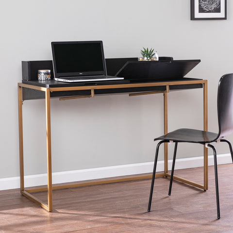 Image of Two-tone writing desk Image 2