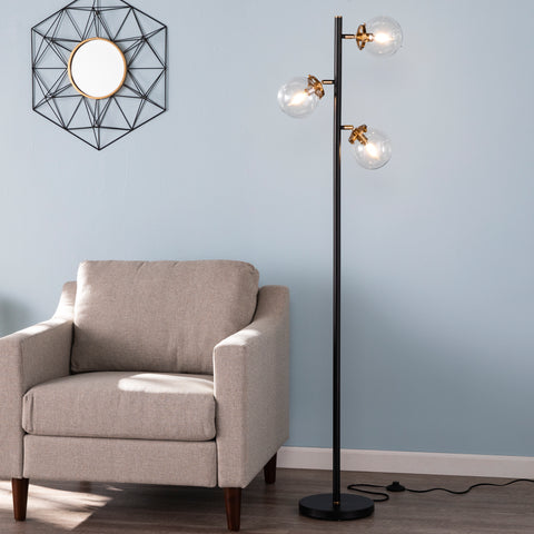 Image of Modern floor lamp w/ 3 lights Image 1