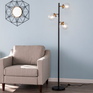 Modern floor lamp w/ 3 lights Image 1