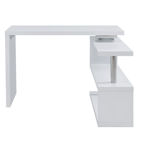 Image of Yates Multifunctional Corner/L Desk w/ Shelves