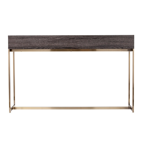 Image of Two-tone storage sofa table Image 5