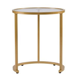 Round nesting end table set Image 4