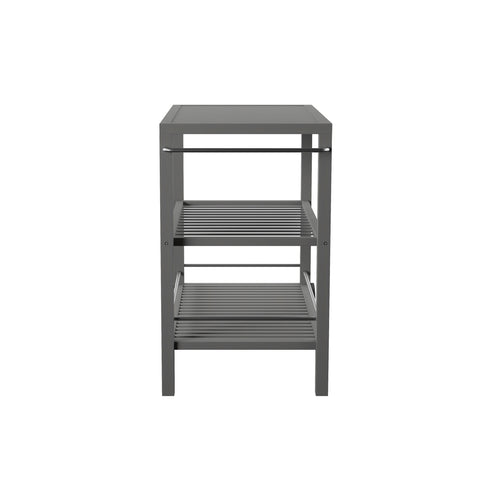 Image of 2-shelf outdoor serving cart Image 3