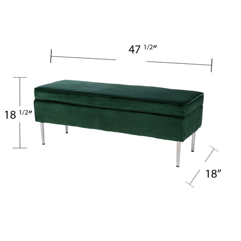 Image of Multifunctional upholstered storage bench Image 9