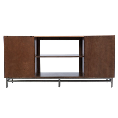 Image of Two-door media console w/ storage Image 7