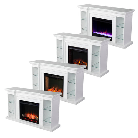 Image of Fireplace curio w/ color changing flames Image 9