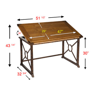 Adjustable tabletop tilts up to 30 degrees for ergonomic comfort at any task Image 8