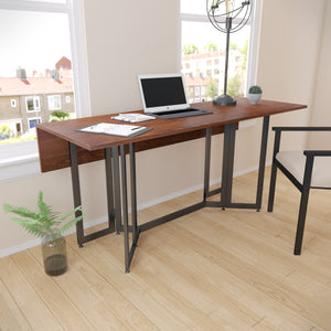 Versatile drop-leaf dining table Image 2