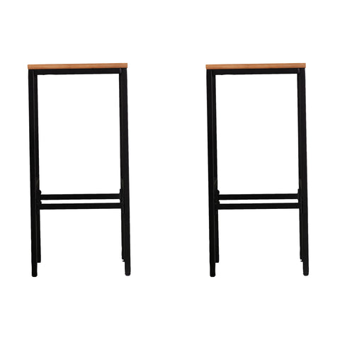 Image of Backless barstools w/ solid wood seats Image 3