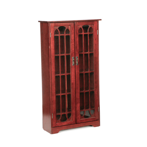 Image of Window Pane Media Cabinet - Cherry