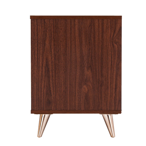 Image of Oren Modern Bedside Table w/ Drawers