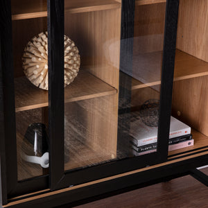 Anywhere storage cabinet w/ sliding glass doors Image 2