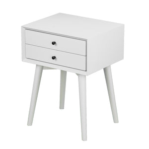 White on white nightstand Image 4