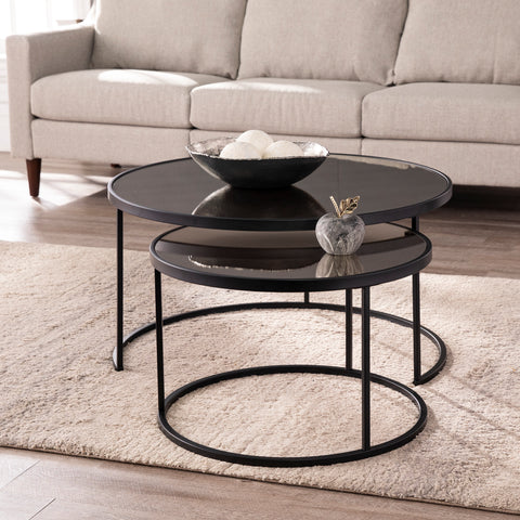 Image of Pair of nesting coffee tables Image 3