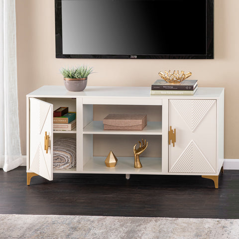 Image of Modern TV stand w/ storage Image 3