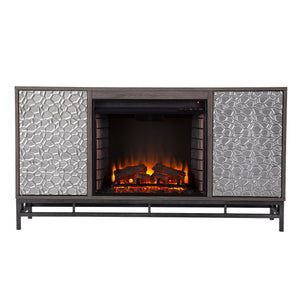 Electric fireplace w/ media storage Image 3