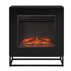 Modern electric fireplace mantel Image 4