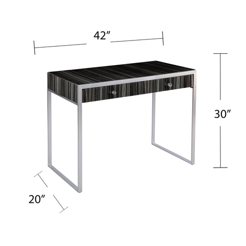 Image of Two-tone writing desk Image 10