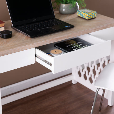 Image of Writing desk w/ storage Image 2