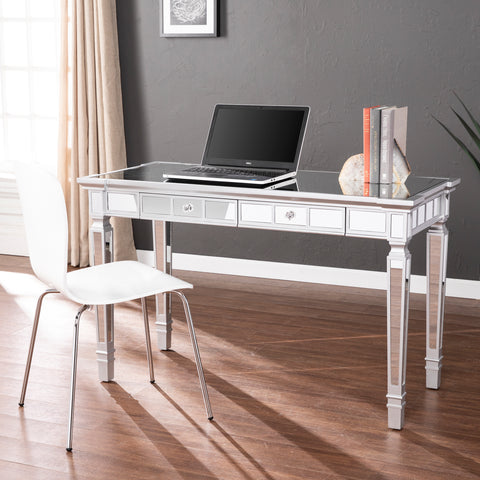 Image of Elegant, mirrored writing desk Image 1