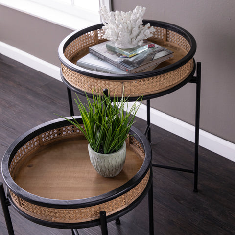 Image of Set of 2 matching accent tables Image 5