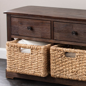 Low-profile entryway or mudroom bench Image 6