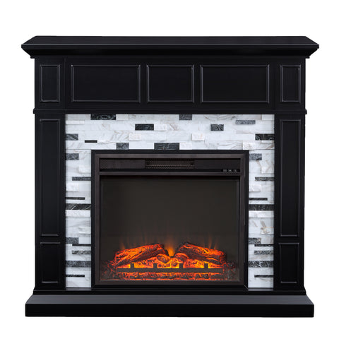 Image of Authentic marble fireplace mantel Image 5