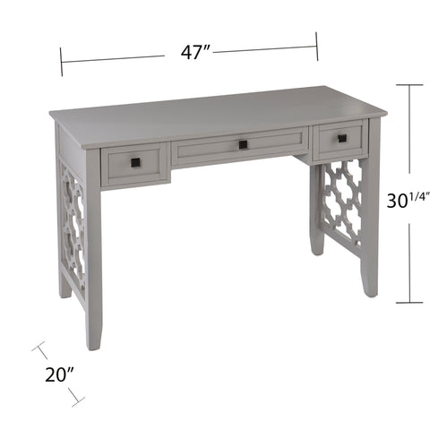 Image of Multifunctional writing desk w/ storage Image 10