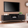 Reclaimed wood TV console with storage Image 1