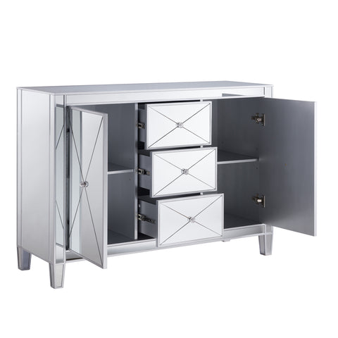 Image of Mirage 3-Drawer Mirrored Cabinet