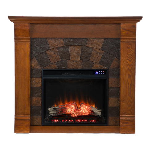 Image of Handsome electric fireplace TV stand Image 4