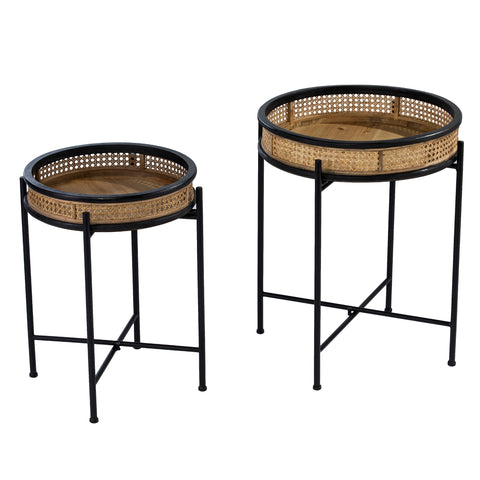 Image of Set of 2 matching accent tables Image 6