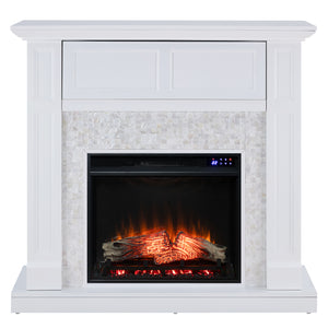 Media fireplace w/ tile surround Image 4