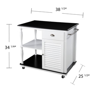 Kitchen island on wheels Image 8