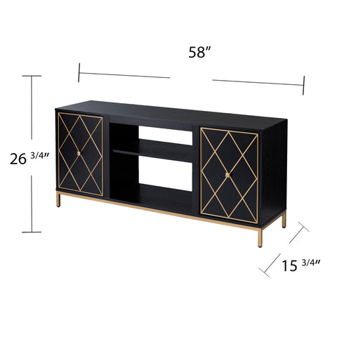 Image of Modern media stand w/ storage Image 8