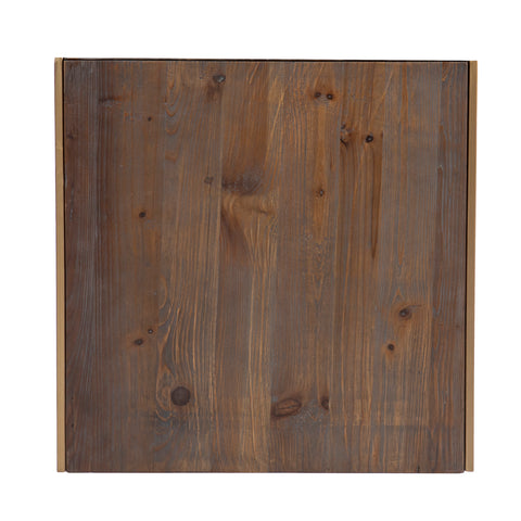 Image of Reclaimed wood side table set Image 7