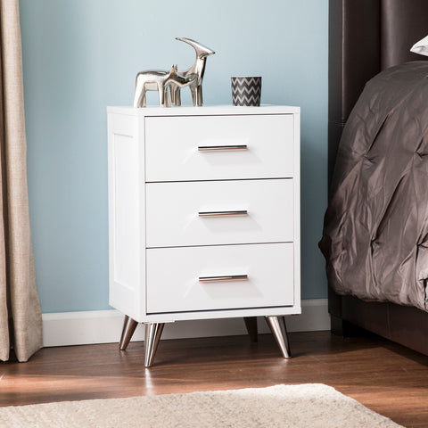 Image of Owen Midcentury Modern Storage Nightstand