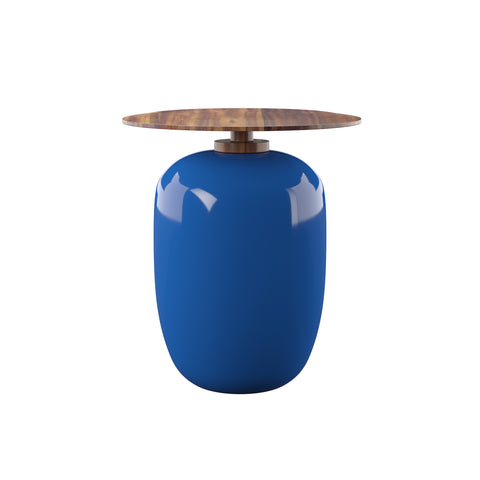 Image of Outdoor side table w/ ceramic base Image 3