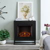 Modern electric fireplace mantel Image 1