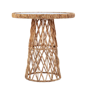 Nyborn Water Hyacinth Accent Table