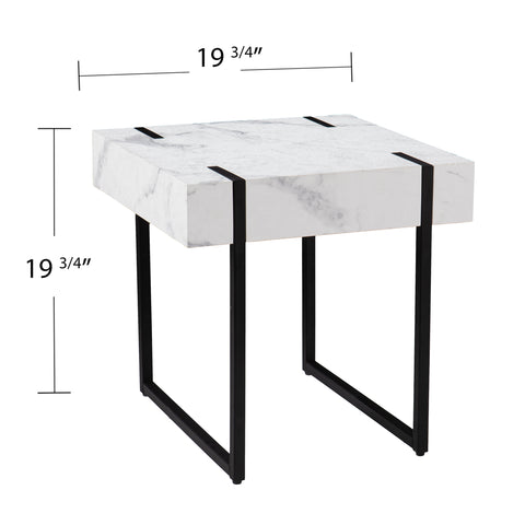 Image of Square side table Image 7