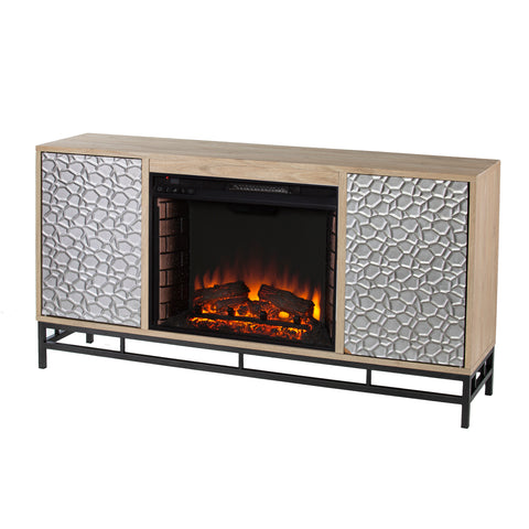 Image of Electric fireplace w/ media storage Image 5