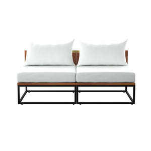 Modular indoor/outdoor loveseat Image 10