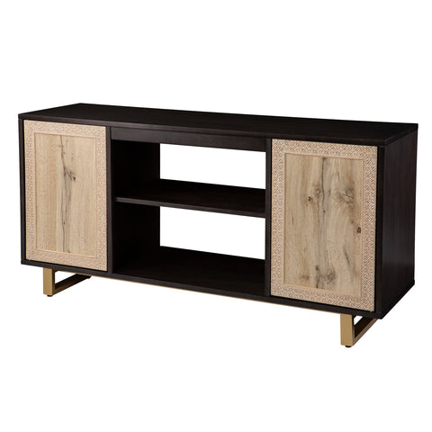 Image of Low-profile TV stand w/ storage Image 4