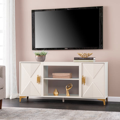 Image of Modern TV stand w/ storage Image 1