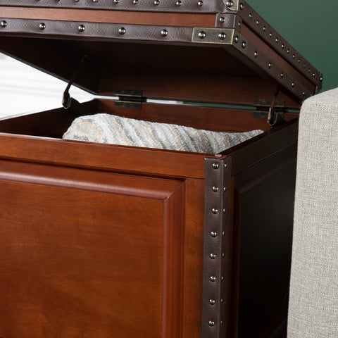 Image of Trunk style end table w/ storage Image 6