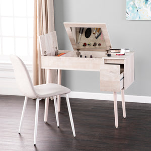 Dressing table w/ interior storage Image 3