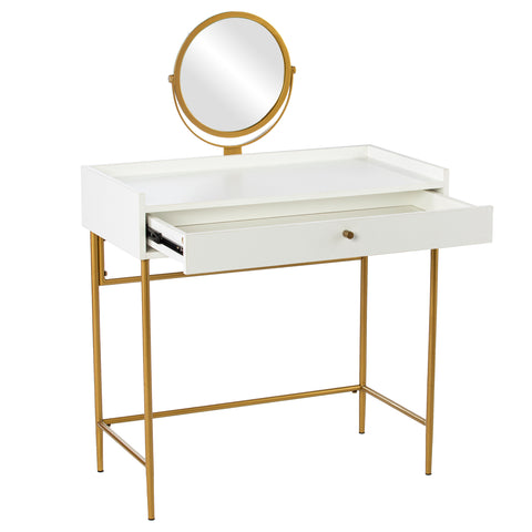 Image of Modern dressing vanity w/ storage Image 6