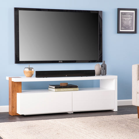 Image of Modern media console w/ storage Image 1