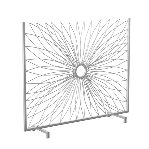 Image of Freestanding metal fireplace screen Image 4